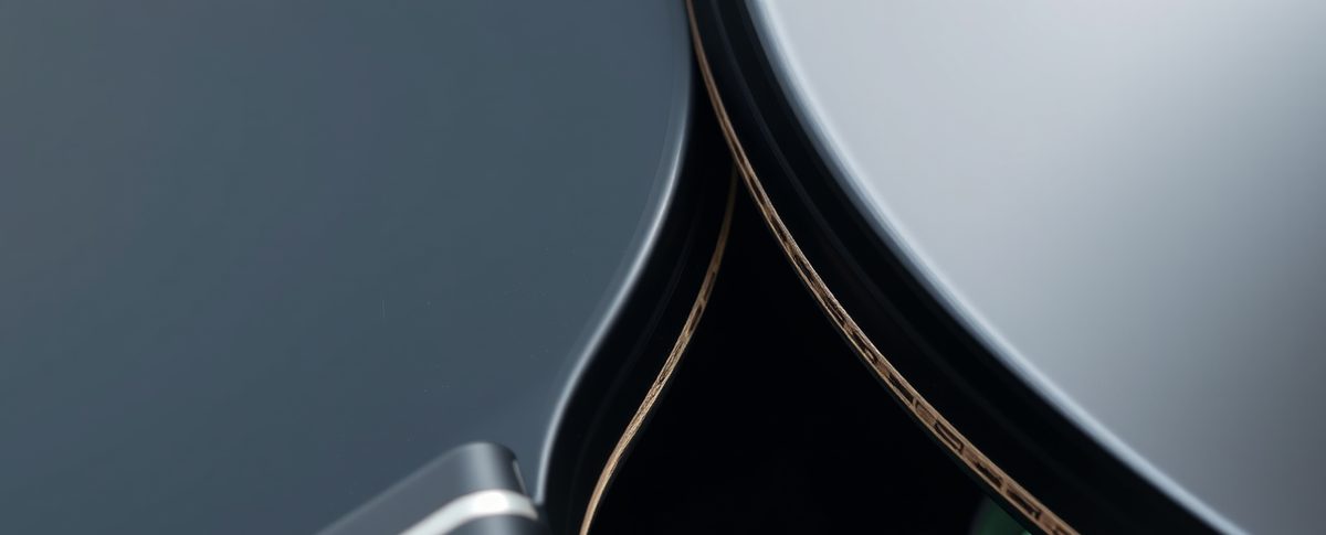 Close-up of two pickleball paddle edges, one thinner rim beside a thicker rim